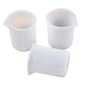 Reusable 100ml Silicone Measuring Cups for Resin Jewelry Making Non-Stick Soft Scale Mixing Cups for Home Kitchen Use