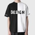 CARE Breathable Comfortable Solid Pattern White Black Dropped Shoulders Good Quality Knitted 100% Cotton Men's Oversize T-Shirt