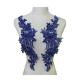 Handmade Rhinestone Wedding Dress Decorated With Decals Violet Lace Pair Flowers