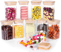 Hot Sale Used Glass Tea Jar Square Food Seal Jar Grain Storage Box Kitchen Storage Glass Jar with Lid