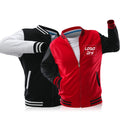 Men's Baseball Varsity Cotton College Letterman Jacket Custom logo Printed in Multi Colors