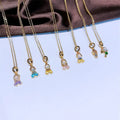 SP Cute Girl Style Princess Cartoon Pendants High Quality CZ Zircon Princess Charm Necklace