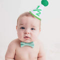 Hand-made Non Woven Fabric Baby Birthday  Hat With Sequined Velvet and Pom Pom for  6 Month to 1year Old Baby