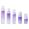 Sunripack PET 3OZ 4OZ 5OZ 6OZ 8OZ Customized Cosmetic Empty Purple Foam Pump Dispenser Plastic Bottle for Cleaning Bottle