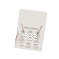 AA01272 Stainless Steel 111 222 333 444 555 666 777 888 999 Necklace Woman Angel Lucky Number Necklaces