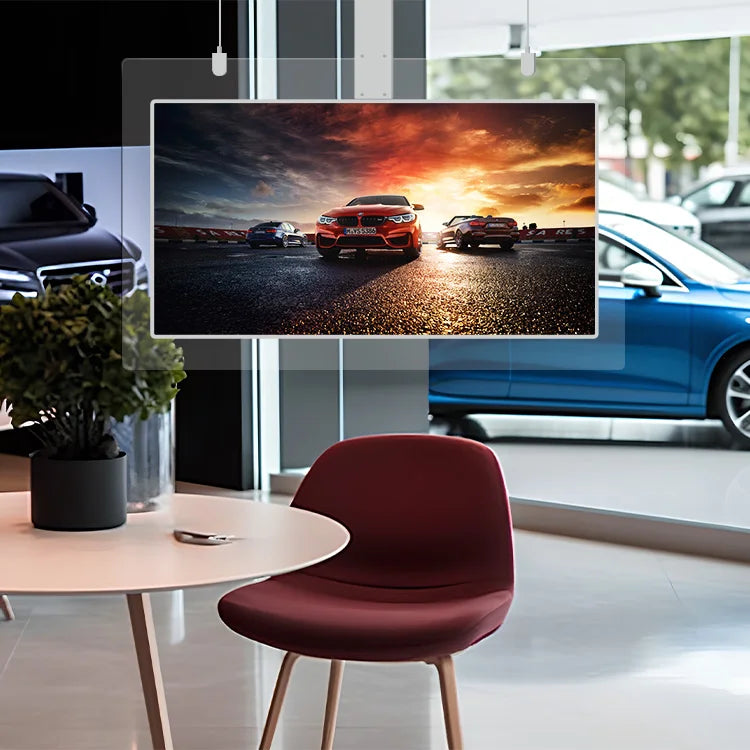 43 55 Inch IP65 Hanging/Wall Mount LED Digital Poster Advertising Screen Double-Sided Touchscreen for Shopping Mall 1920x1080