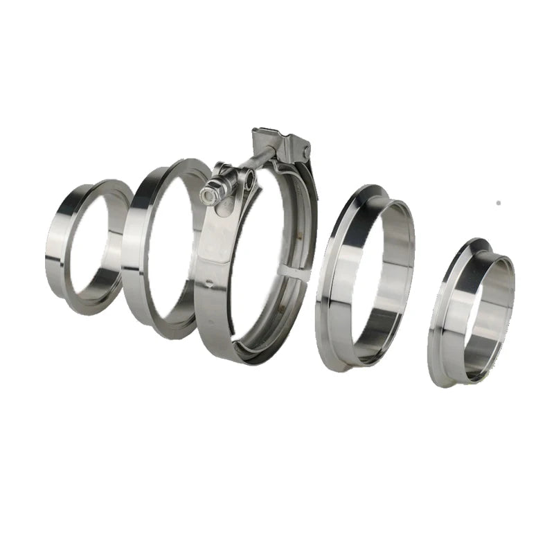 V-Band Male and Female Flange Kit for Performance Exhaust Clamp Turbo Systems