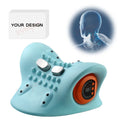 Massage Neck Pillow Shoulder Cervical Chiropractic Shiatsu Electric Neck Back Massager Pillow With Heat at Home