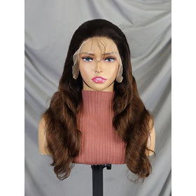 Different Colored 1BT4 99j 350 4/27 Density 200% Body Wave Human Hair Wigs Frontal Lace Wigs Full Frontal Weaves Wig