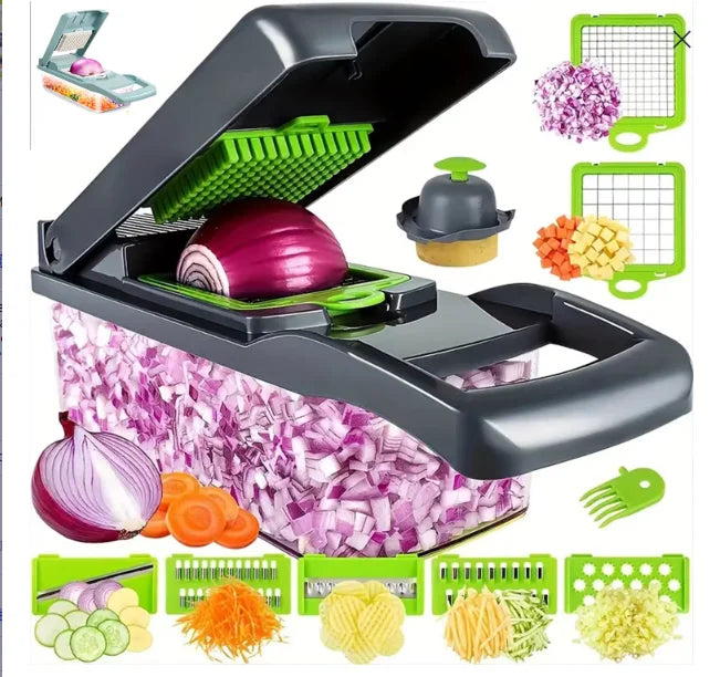 Multifunctional Manual Kitchen Tools Vegetable Cutter Potato Shredder Radish Slicer for Household Use for Onions