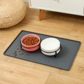 Silicone Pet Dog Cat Mat Waterproof Non Slip Pet Dog Cat Bowl Placemat Mats