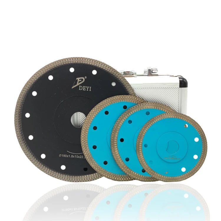 DEYI Hot Pressed Turbo Diamond Saw Blade for Cutting Tiles Dekton Gem and Marble
