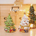 Hot Selling Christmas Tree Shape Ceramic Home Decoration Best Gift for Christmas Scented Candle Nordic Holder Mug Vessel