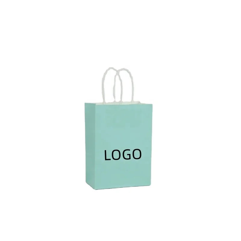 Customizable Logo Printing Eco-Friendly Brown Kraft Paper Bag for Food Delivery for Restaurant Takeout Shop Packaging for Pizza