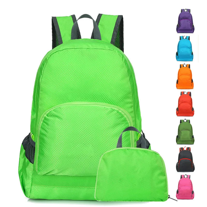 2022 Hot Sale Folding Travel Bags Waterproof Outdoor Large Storage Bag with Lightweight  Travel Backpack for Men