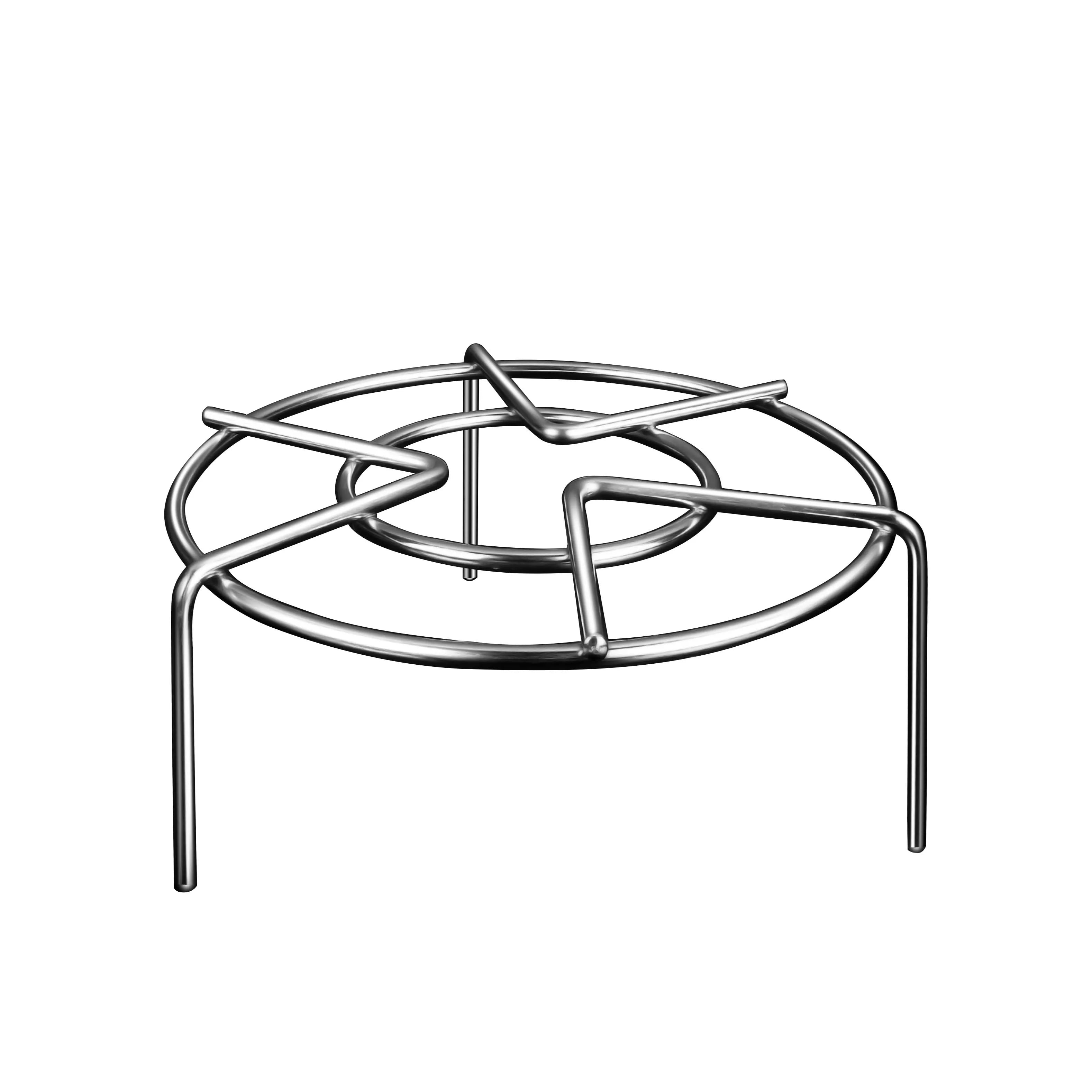 China Best Selling Product Steamer Rack Stainless Steel Kitchen Rack for Steaming Egg Stainless Steel Racks for Cooking in Pots