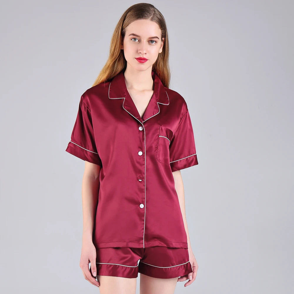FUNG 3034 Bridal Sleepwear Bridesmaid Pyjama Set Custom Logo Bride Women's Soft Short Pajamas Sleepwear
