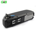 GEB Customized Hailong Battery Case 48V 15Ah 20Ah Ebike Battery Lithium Ion Cell Downtube Electric Bicycle Battery