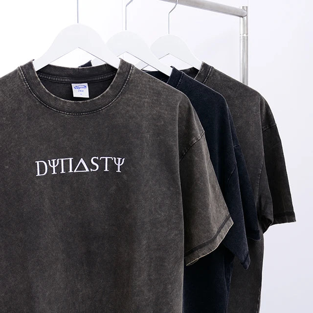 Wholesale Men's Vintage T-Shirt Washed Cotton Acid Wash Blank Oversized Customizable for Personalization