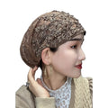 Wholesale Fashionable Corduroy Performance Hat with Embroidered Beaded Design New Collection for Beach Muslims