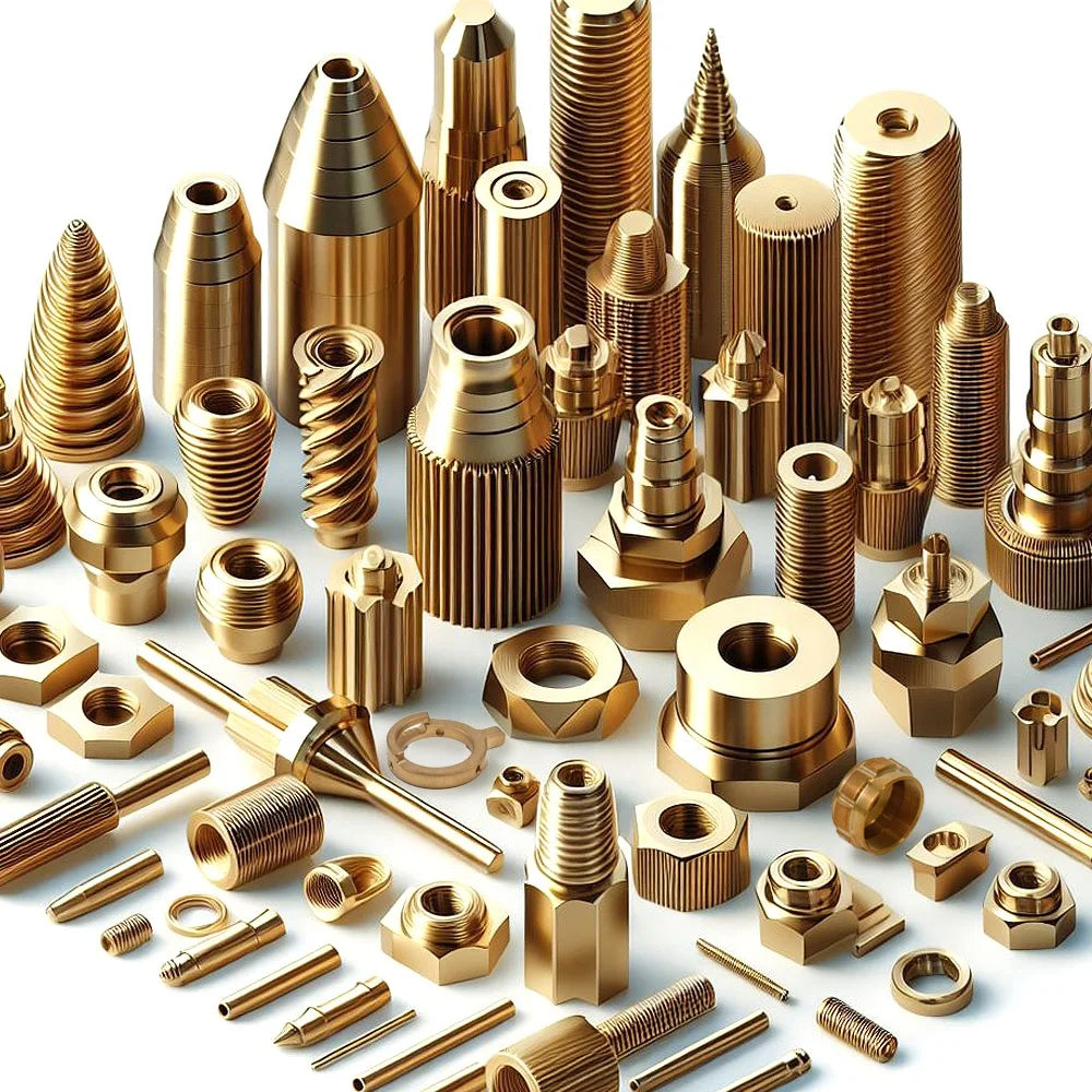 High-Quality CNC Brass/Copper/Bronze Machined Lathe Turning Milling Drilling Machine Metal Parts Machining Components Cnc Parts