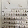 Private Label Premade Volume Fans .07 Dark Black 6D Pre Made Fans Lash Mega Eyelash Extensions Promade Fans