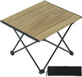 WOQI Camping Table for Tent Portable Ultralight Aluminum Table with Storage Bag Easy Set up and Durable with Carry Bag