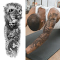 New Design Waterproof Temporary Full Sleeve Tattoo Sticker Men and Women Models Big Picture Full Arm Coverage