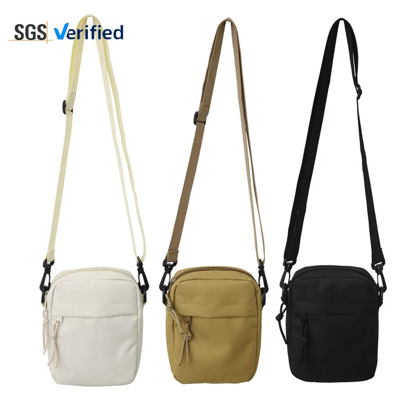 Fashion Nylon Messenger Cross Sling Small Custom Long Strip Women Mens Lady Single Shoulder Bag