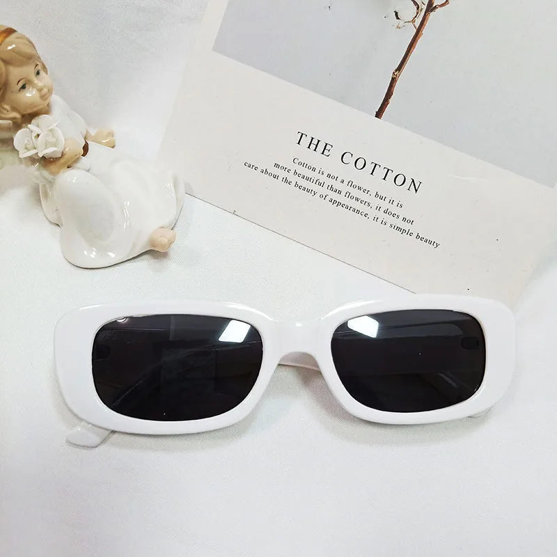 GWTNN OEM Gafas De Sol Cuadradas Vintage Para Retro Small Frame Sunglasses Rectangle