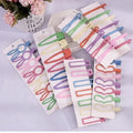 Wholesale Cute 7pcs/set Alloy Metal Rabbit Bangs Barrettes Geometric Side Duckbill High-quality Fashion Trendy Hair Clips for