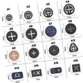 Custom Logo Embossed/Debossed Earphone Port Hole Sew-On Clear PVC 3D Silicone Customized Patches for Backpack