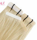 100% Remy Virgin Human Hair Double Drawn Seamless Tape in Hair Extensions for Women