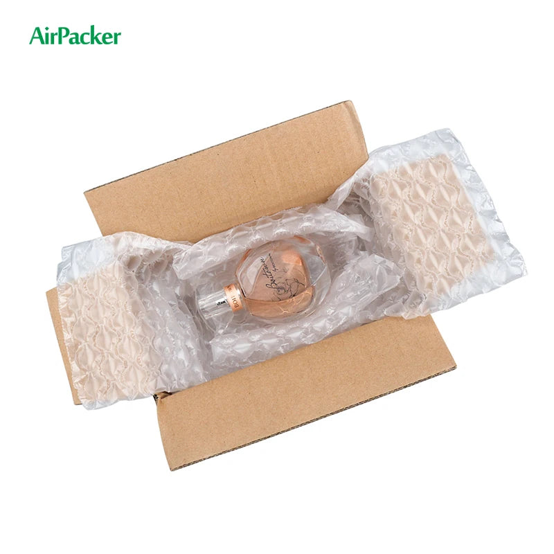 Customized Size Packaging Material Bubble Roll Wrap Protective Packaging Air Bag Roll Cushions Air Pillow Air Column Bag