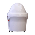Newest Barber Shop Furniture Plastic Portable Adjustable Height Back Washing Hair Bowl Shampoo Basin Sink With Plumbing