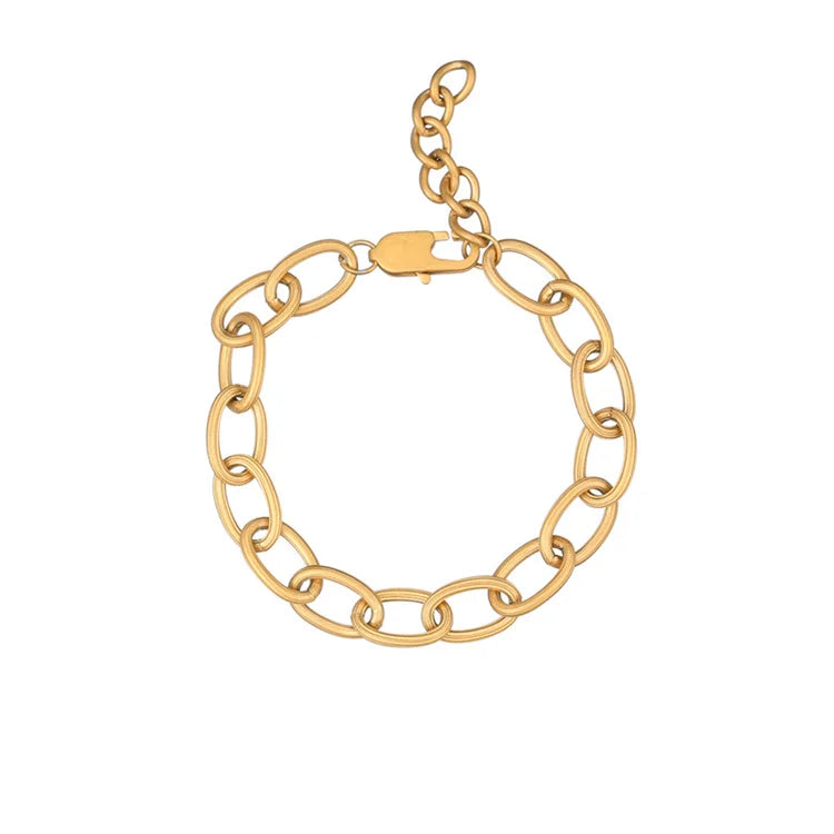 Factory Wholesale Fashion Jewelry Bracelets Link Chain Stainless Steel Bracelet