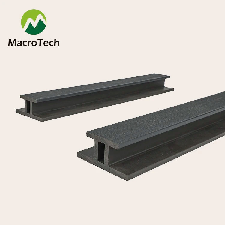 45x75mm WPC Gray Co Extruded Gong (wall Cladding Accessories-Connector)