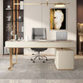 Light Luxury Italian-Style Computer Desk Home Study & Office Use Simple Modern Boss Writing Desk for Villa/ Home