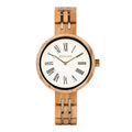 2023 Women's Luxury Antique Fashion Watches Private Label OEM Custom Logo Natural Wood Dial with Stainless Steel Band Wholesale