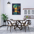 Custom 5D Diamond Painting Aurora Night Scene 30*40 Round Drill Diamond Dot Art for Adults Paint with Diamonds for Wall Decor