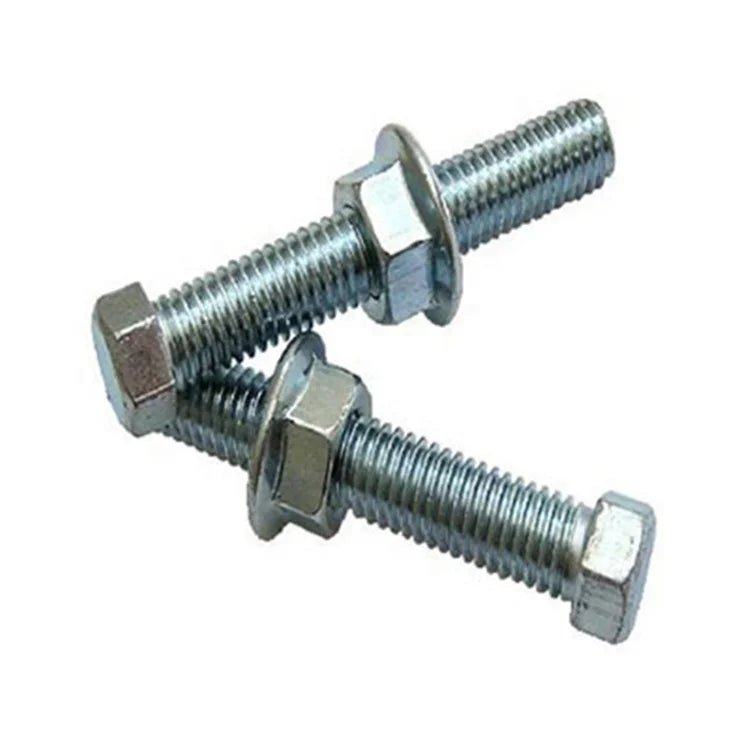 DIN931 Galvanized Hexagonal Head Bolt OEM Customized Grade 4.8 8.8 10.9  12.9 Half Full Thread Steel Hexagonal Bolt