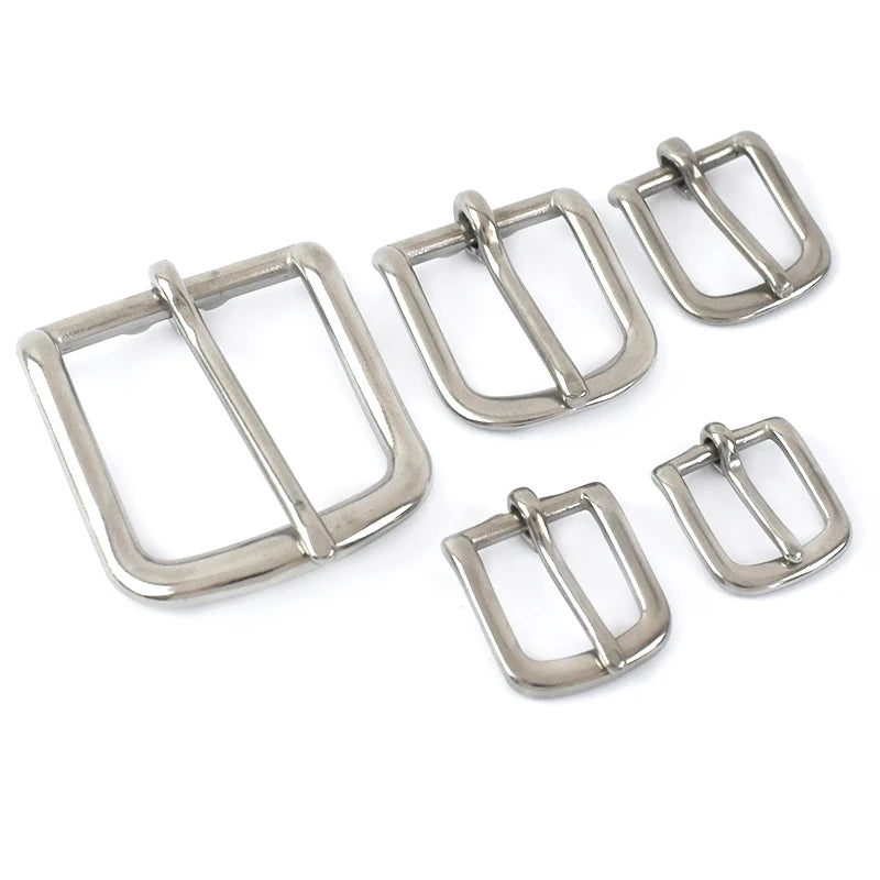 Meetee YK087 Stainless Steel Buckles for Shoes Clasps Belt Buckle Watch Clasp Luggage Single Needle Clasps