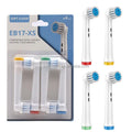 High Quality Dupont Nylon Replacement Toothbrush Heads Soft Battery Powered Foldable Adults Home Use EB17-XS Mishave