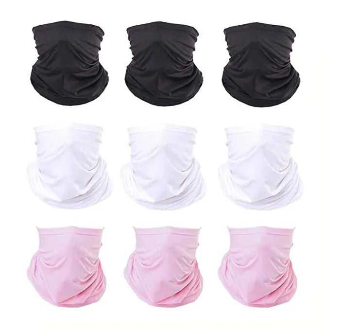 Sport Magic Custom Gaiter Breathable Eco-Friendly White Polyester Gradient/Multicolor 25x50cm Neck Tube Scarf Blank Bandana for