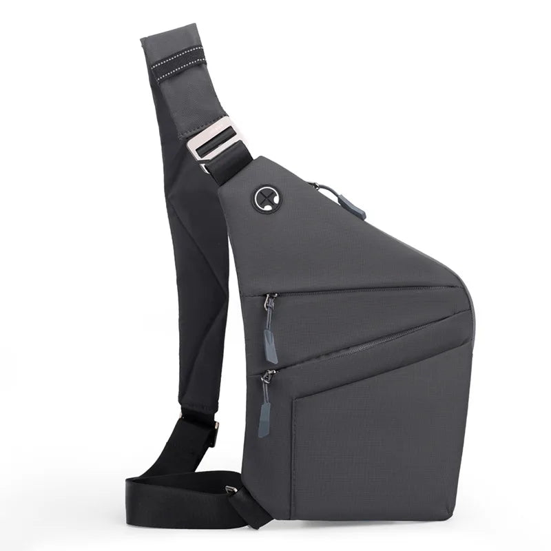 OEM Lightweight Men's Chest Bags Durable Nylon Oxford Tactical Sling Crossbody Bag Anti-Theft Fanny Pack