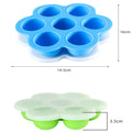 Top Selling LFGB Standard Round Shape Silicone Ice Cream Puck Mold with Plastic Cover for Hockey Fans