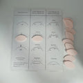 Custom Logo Eyelash Extension Accessoires Lash Extension Practice Mapping Chart