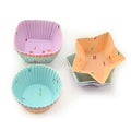 Silicone Eco-Friendly Non-Stick Blue Cupcake Muffin Baking Cups Kit Number 9-12