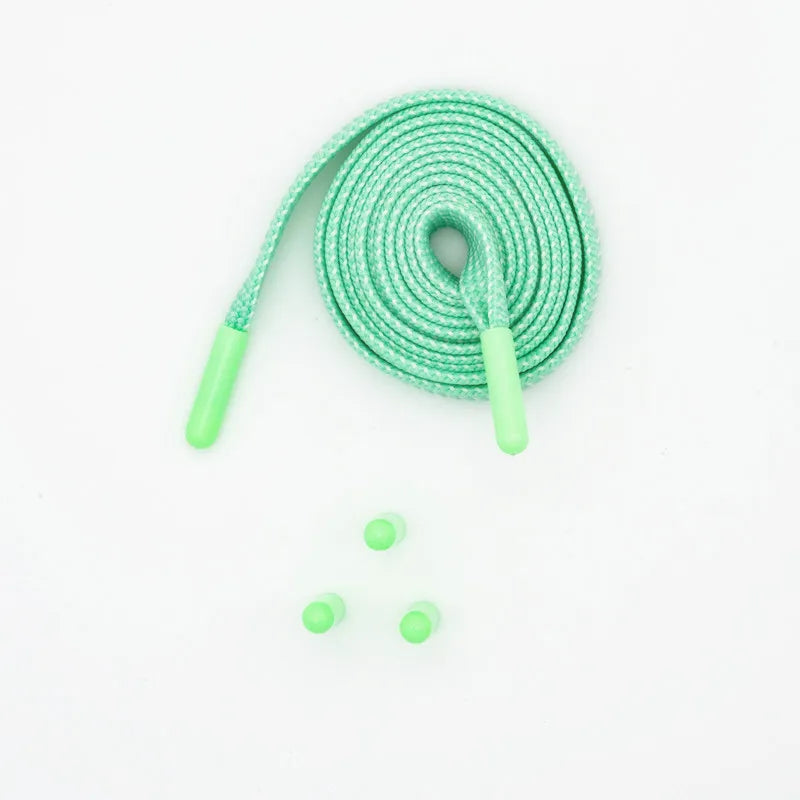 Wholesale Custom Unique Designed Round Pointed End Plastic Tip Hoodie Rope Straps Unique Shoelaces