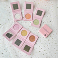 Vegan Cosmetics 9 Color Shimmer Private Label Face Highlighter Makeup Bronzer Contour Highlighter Palette